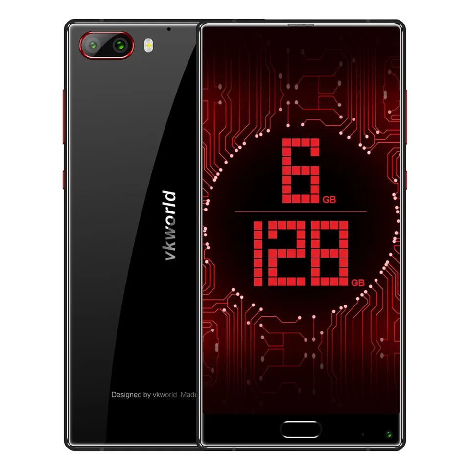 5 99 дюймов VKworld смешать 3 MTK P25 18:9 Face ID 4800 мАч Быстрая зарядка 6 ГБ Оперативная память