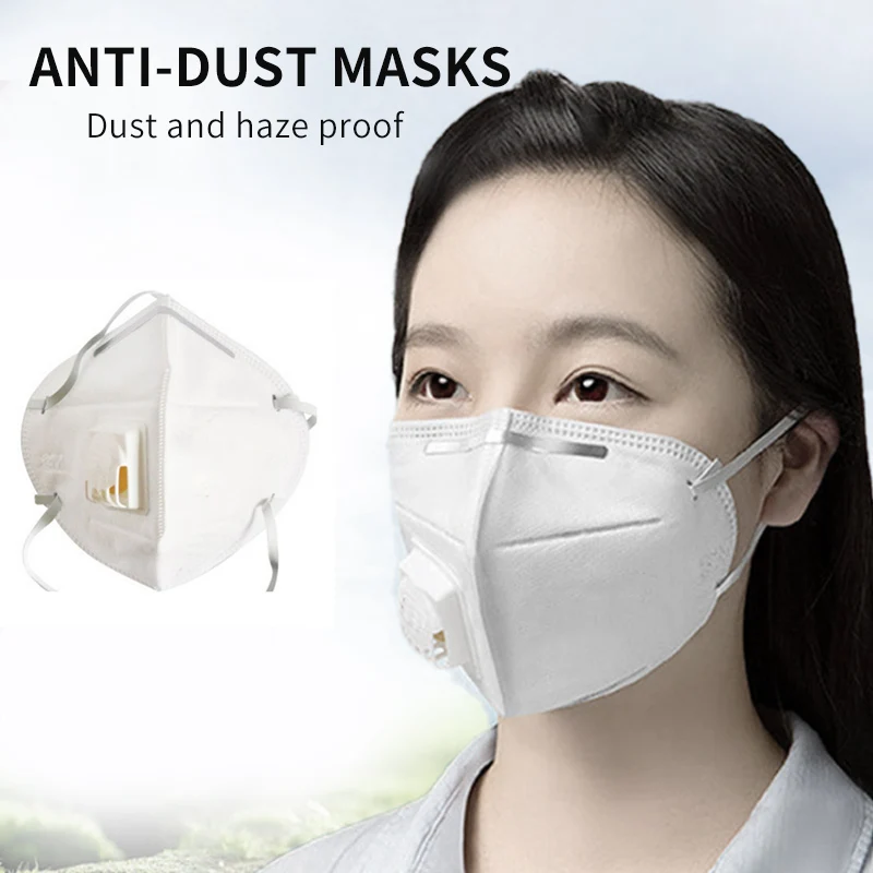 

5PC 3M 9001V Vent Anti-dust Masks Anti PM2.5 Industrial Construction Dust Pollen Haze Gas Family&Pro Site Protection Health Care