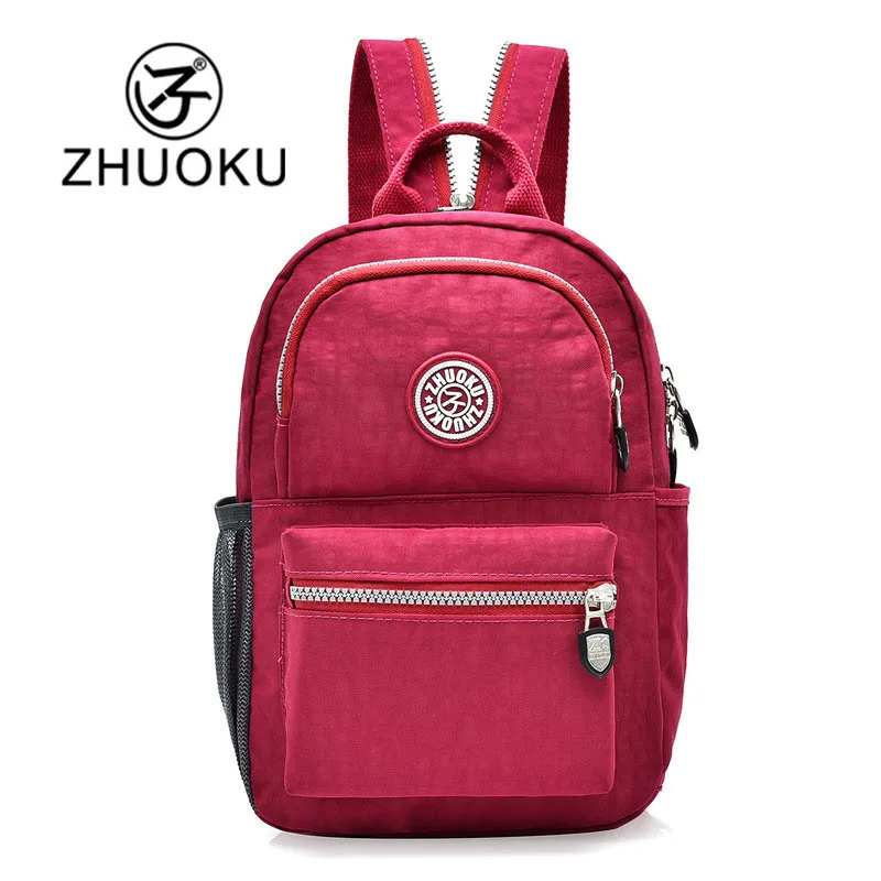 ZHUOKU Preppy Style Backpack Women Waterproof Nylon Bag Backpack Girl Schoolbag Backpacks Casual Laptop Backpack Mochilas