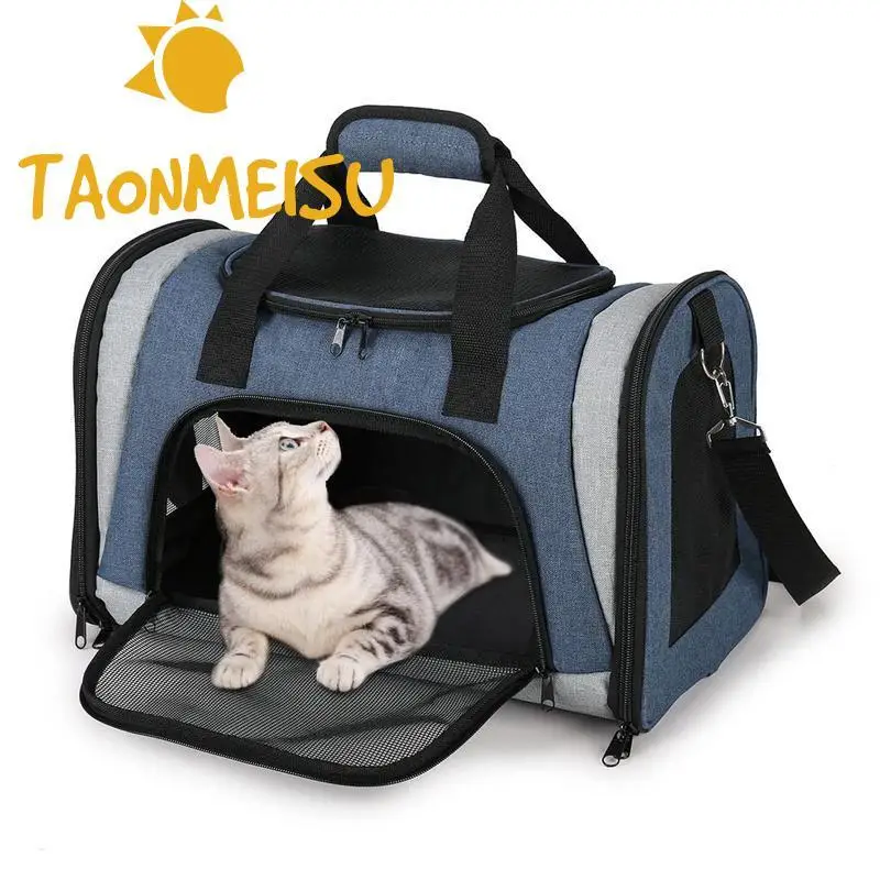 Oxford Cloth Pet Bag Portable Cat Pack Pet Carrier Airline Travel