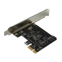 PCI Express SATA 3,0 2-Порты и разъёмы SATA III 6 Гбит/с 1X 4X 8X 16X PCI-E карты расширения платы адаптера Плата расширения