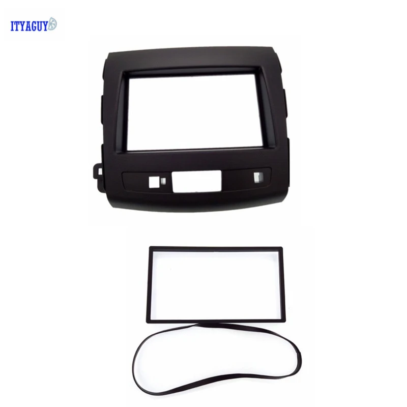 

2 din radio dvd stereo fascia for MITSUBISHI Outlander Peugeot (4007) Citroen C-Crosser DVD panel,Car refitting fascia trim