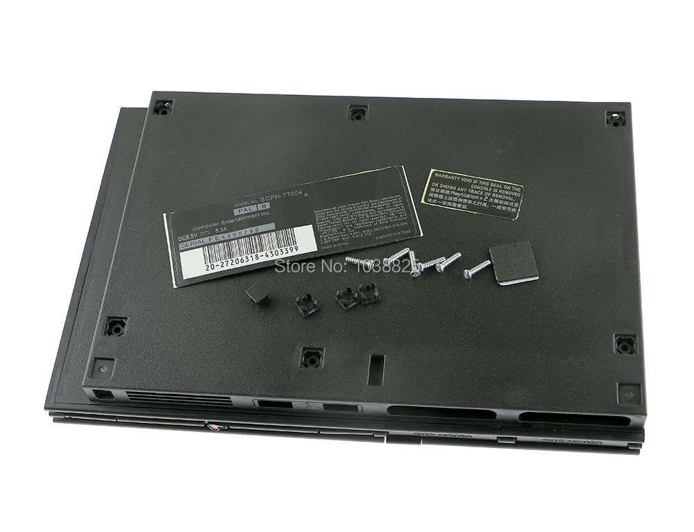 70000 7000X консоль полный корпус чехол для PS2 консоли оболочки с наклейкой