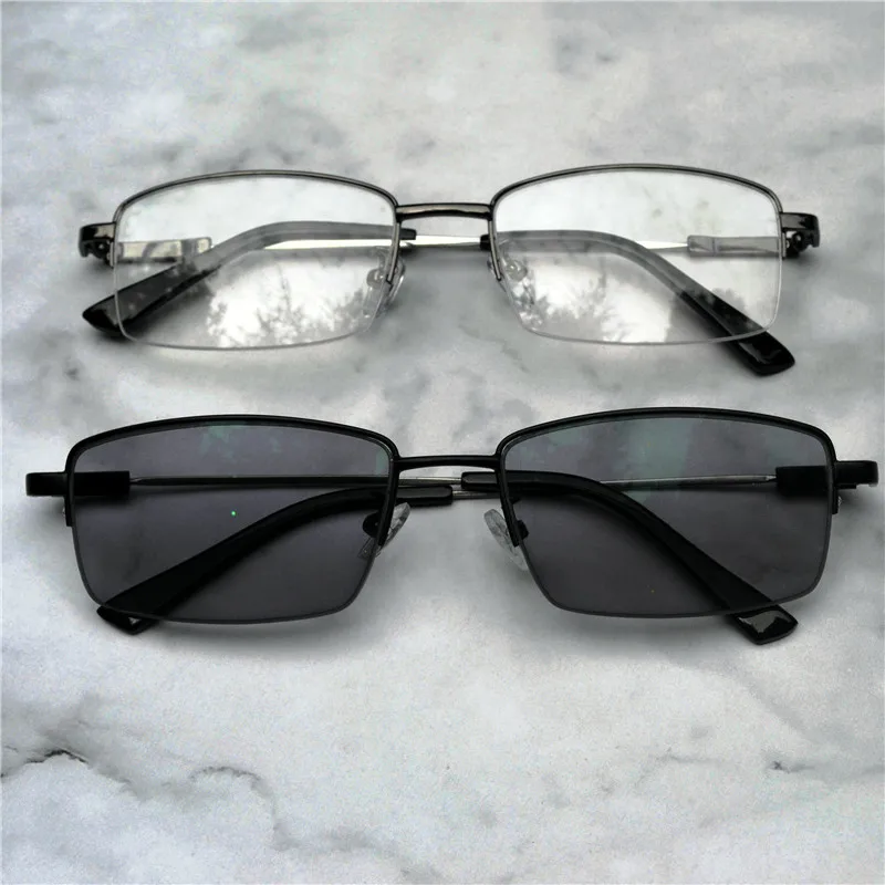 Винтажные солнечные фотохромные очки для чтения, мужские wo мужские многофокальные диоптрийные прогрессивные очки, квадратные очки для чтения FML