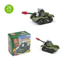 3D танк, вертолет транспортных средств 26 шт. моделирование военные модели игрушки Детский подарок