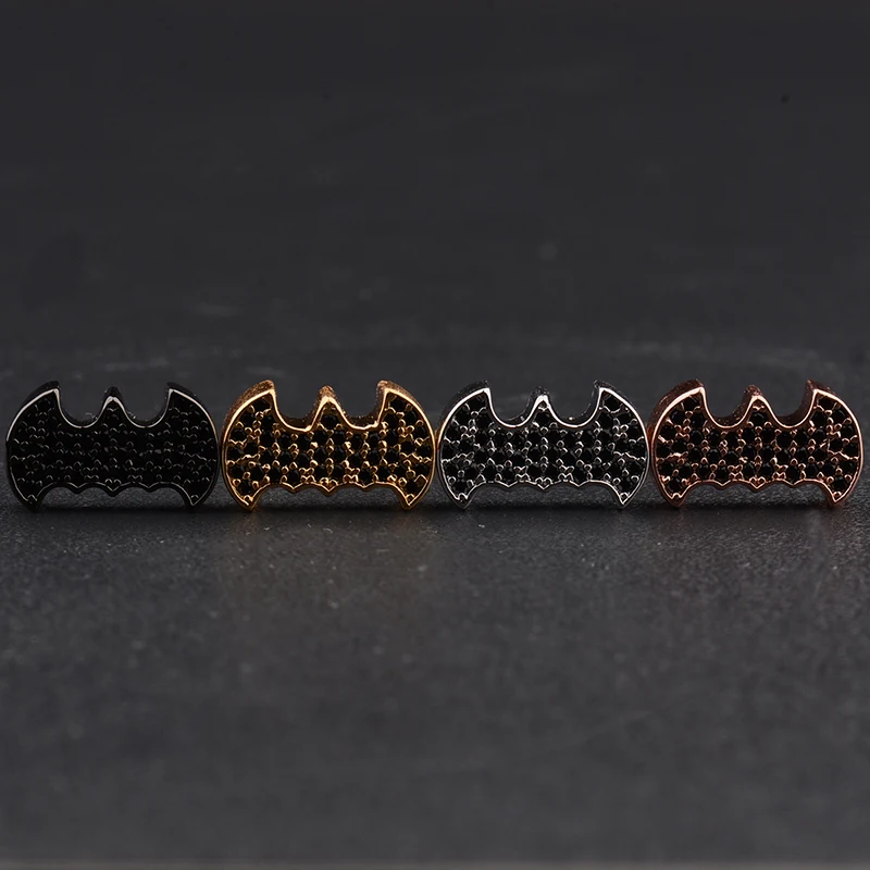 OIQUEI 1 шт. DIY ювелирные бусины Micro Pave CZ милые животные летучая мышь медные для