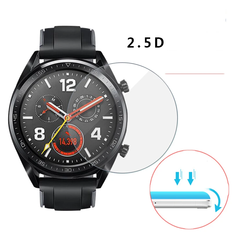 2 шт. 2.5D закаленное защитное стекло премиум класса для Huawei Honor Watch Magic S1 S2 Защитная