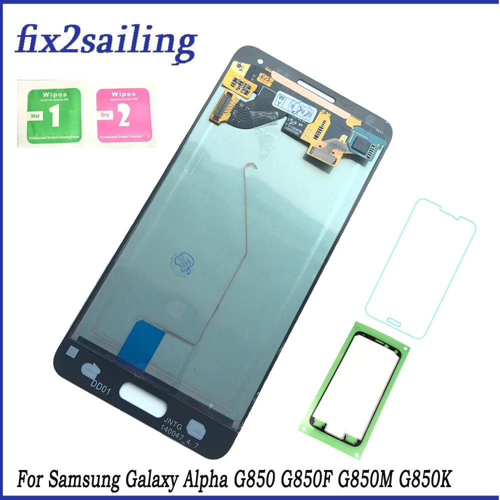 

LCD Display For Samsung Galaxy Alpha Note 4 Mini G850 G850F G850M G850K Touch Screen Digitizer Assembly Replacement