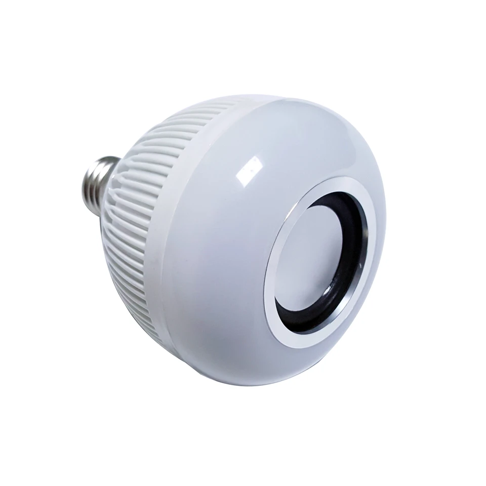 Светодиодная лампочка E27 RGB RGBW Bluetooth колонка 12 Вт музыка воспроизведение музыки
