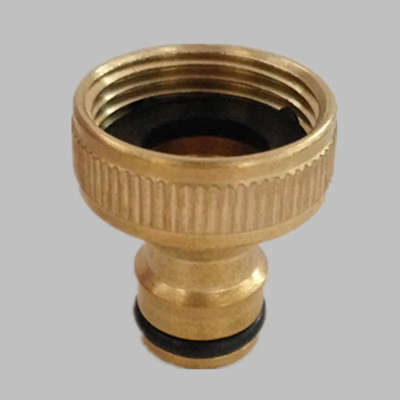 10 Type 3/4" Threaded Brass Hose Tap Connector Garden Water Pipe Adaptor Brass Hose Tap Connector