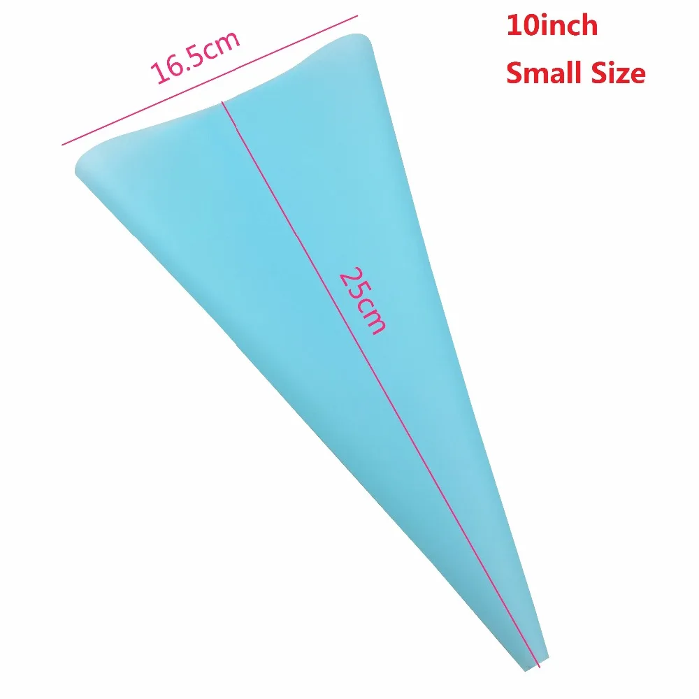 15 Silicone Icing Piping Cream Pastry Bag Large Piping Bag Big DIY Cake Decorating Tools 4pcs Iceing Bags Pastry Cake Tool