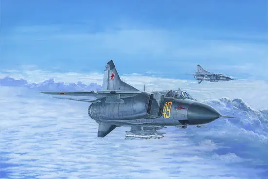 

1pcs Action Figures Kids Gift Collection For Trumpeter 02853 1/48 Russian MiG-23M Flogger-B Plastic Model