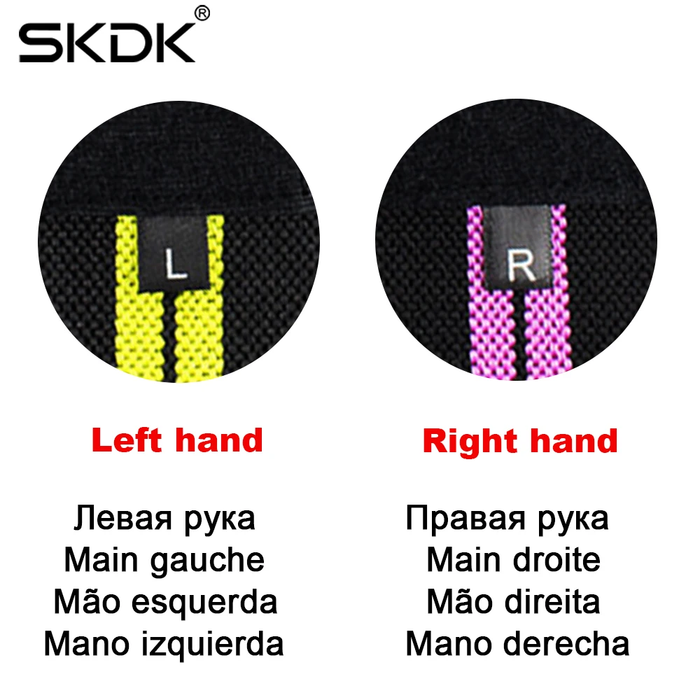 SKDK 1 pairs Nylon Wristband Elastic Wrist Wraps Bandages Weight Lifting Breathable Grip Barbell Support Straps Hand Protector