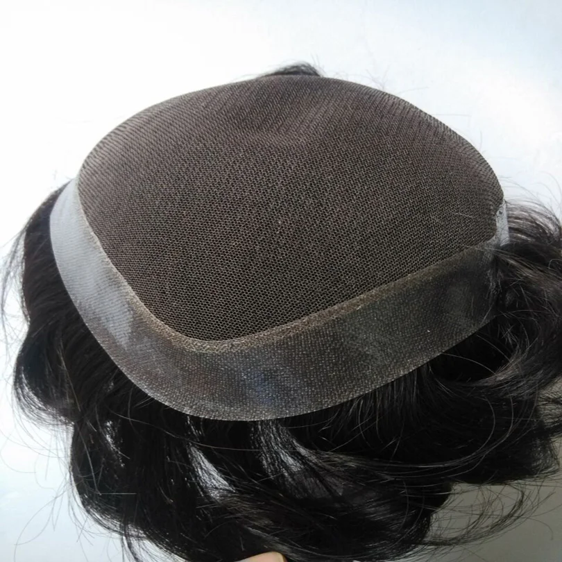 Купить лента отдайте Размер 5 * 8and 6 7*9and10 &quotx 8&quot Remy men Toupee черный цвет швейцарское