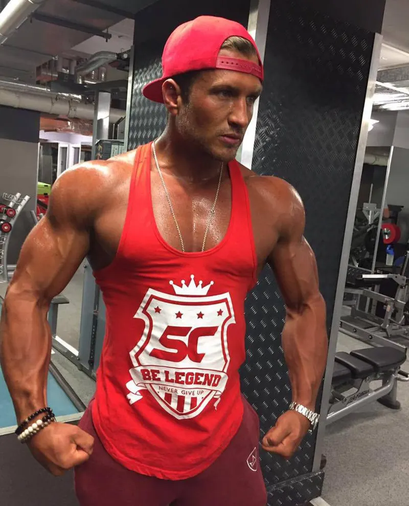 Летняя мужская майка без рукавов, спортивная одежда, Быстросохнущий Спортивный жилет, майка высокого качества с круглым вырезом
