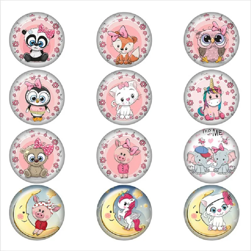 Unicorn-fox-owl-pig-panda-cat-girls-Cartoon-glass-snap-button-DIY-jewelry-Round-photo-cabochons.jpg_640x640