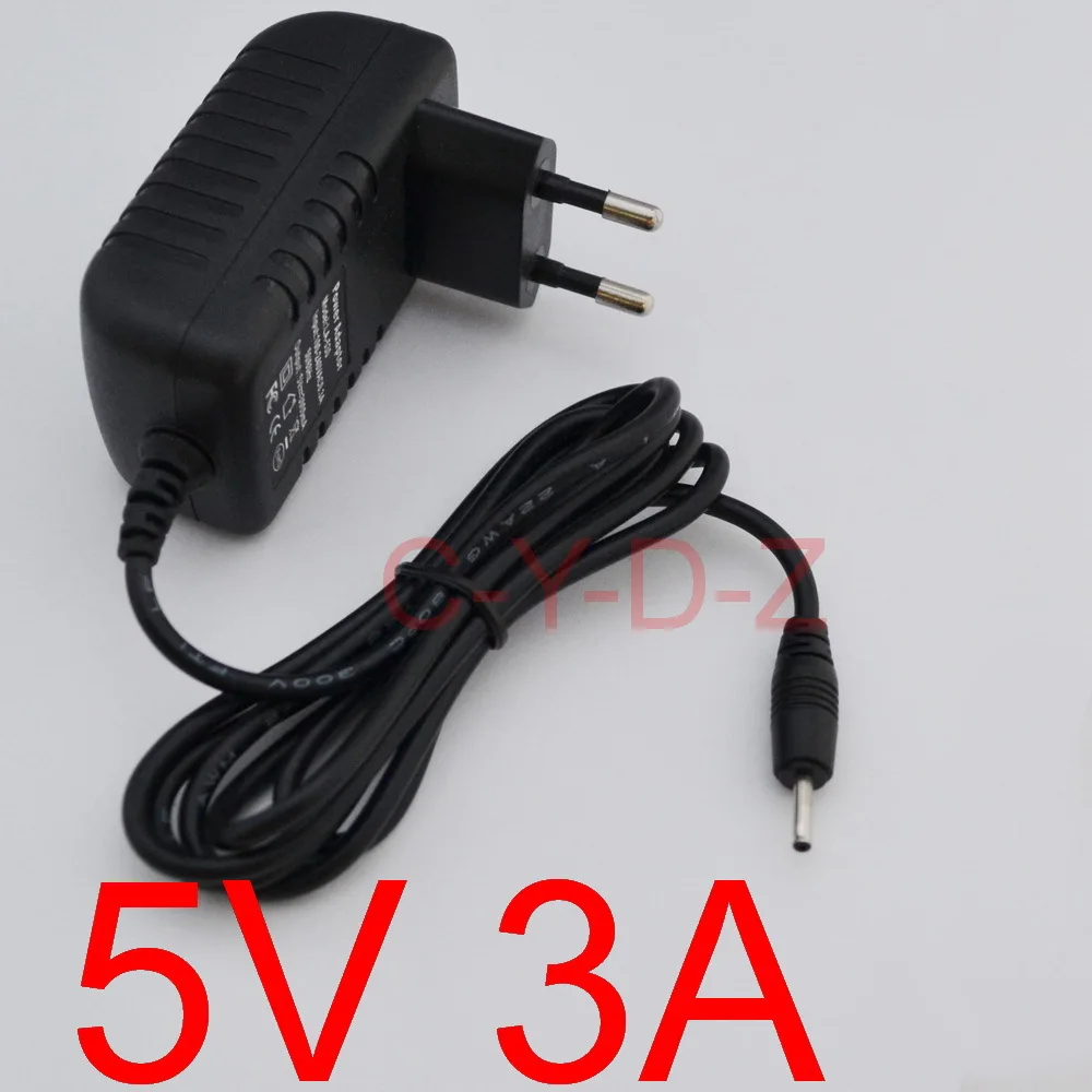 High Quality 100pcs Power Adapter 5V 3A DC 2.5x0.7mm EU for Quad Core Tablet PC Sanei N10 Ampe A10 Ainol Hero II Spark Firewire |