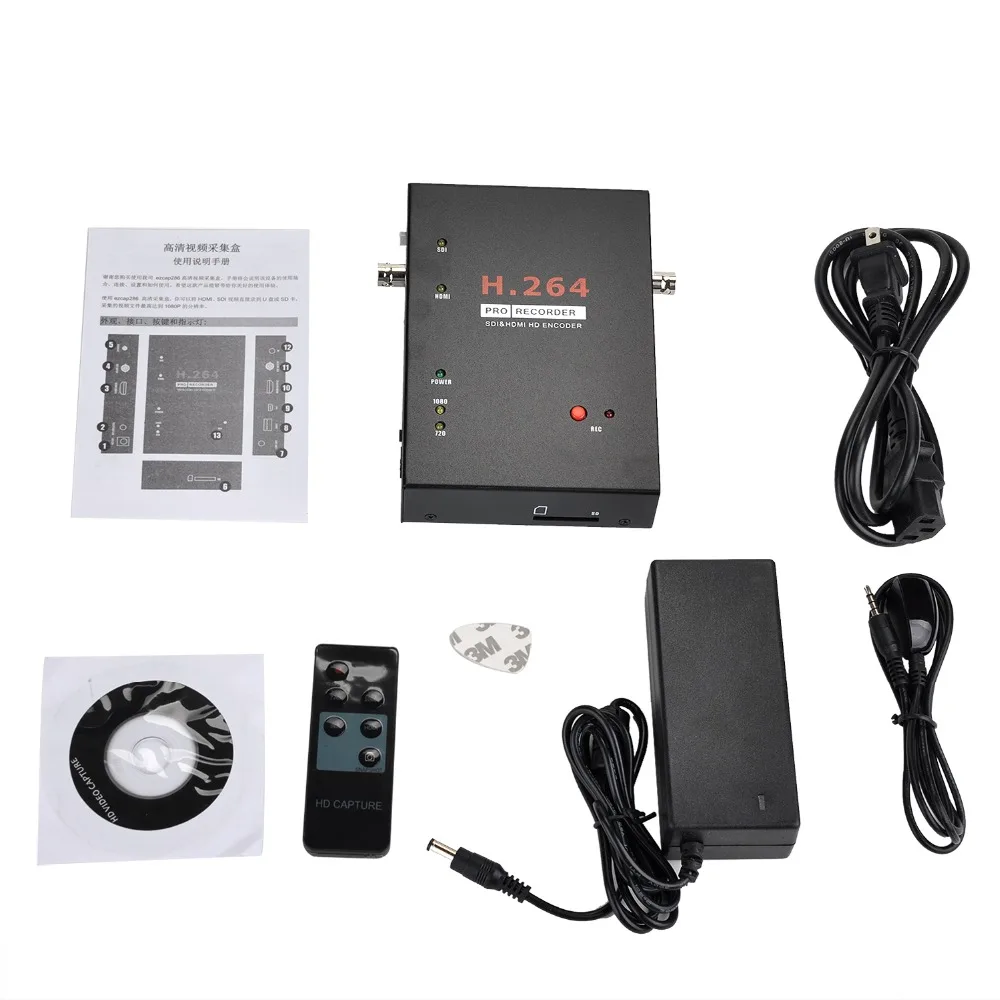 Ezcap286 SDI HDMI Video audio capture Recorder from SDI/HDMI to USB Flash disk/SD Card directly no