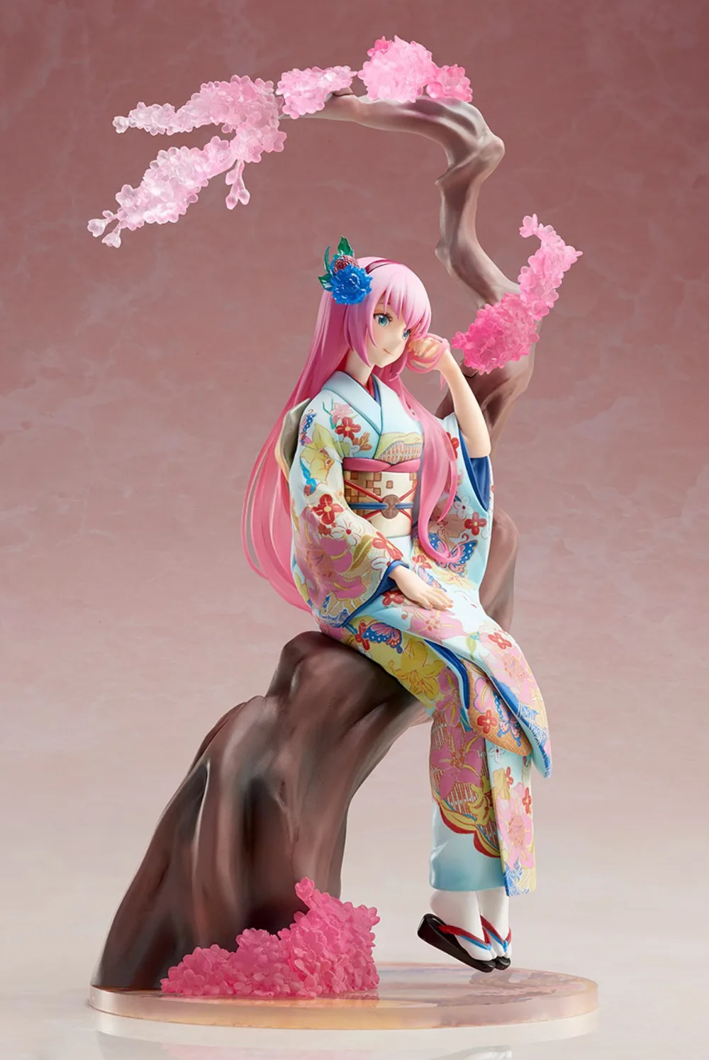 

25cm Megurine Luka Vocaloid Action Figure Hatsune Miku Hanairogoromo 1/8 Scale PVC Action Figure Collection Model Kids Toy