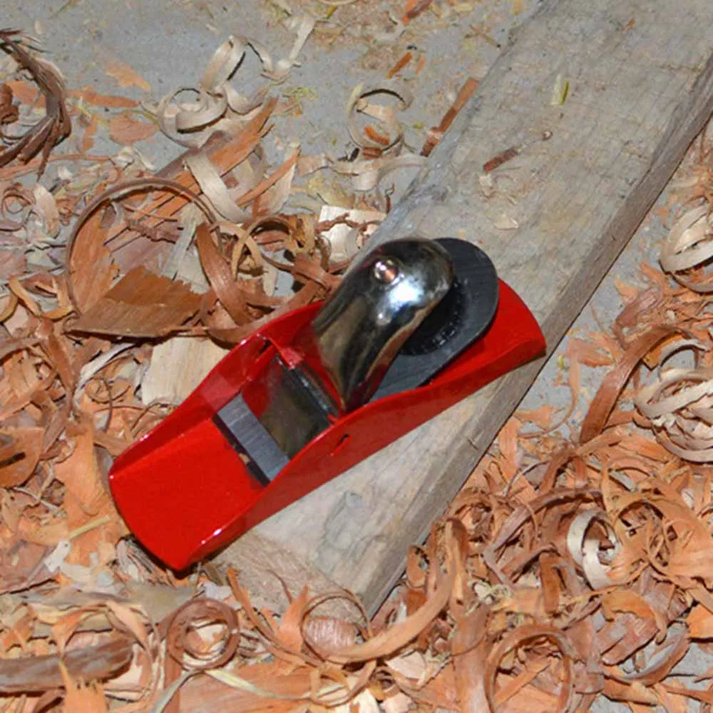

Carpenters' Plane Cutter Mini Red Planer Hand Planer DIY Woodworking Tool Bench Plane