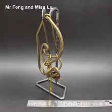Лебедь металлический провод головоломка тест-сборка распутывание гаджет образовательная игрушечная головоломка