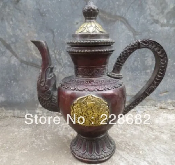 

Collection China Copper Carving Teapot Flagon Free Shiping
