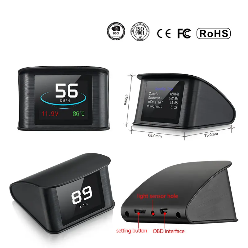 GEYIREN P10 Автомобильный бортовой компьютер цифровой OBD вождения экрана вашего