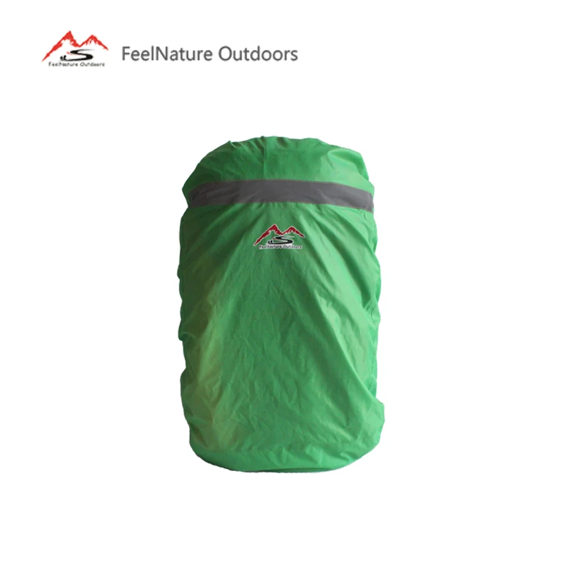 55-80L регулируемый водонепроницаемый рюкзак с защитой от пыли дождевик Портативный Сверхлегкий 210D Водонепроницаемый задний пакет дождевик - Цвет: Зеленый