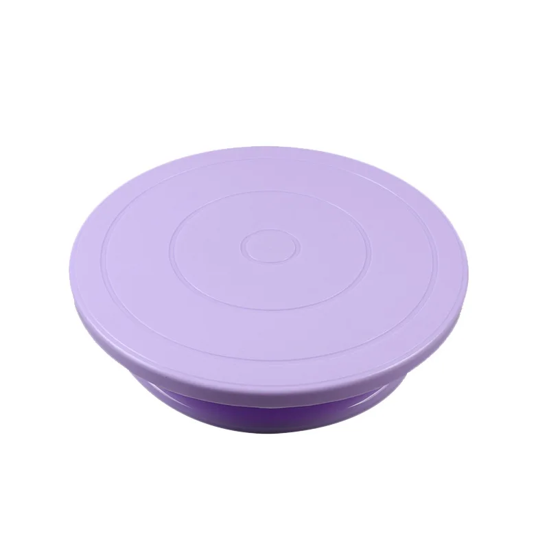  11inch Plastic Cake Turntable Anti slip Rotating Turntable Decorating Cake Stand Tool for DIY Rotar