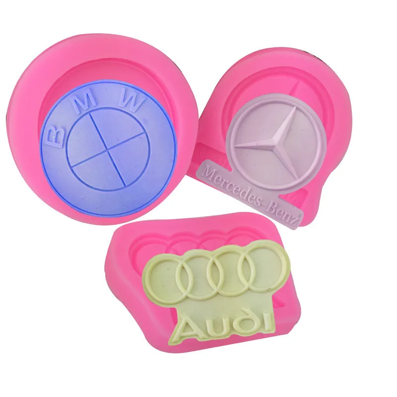 Moule A Gateaux En Silicone Avec Logo De Bmw Nouveau Moule A Chocolat Fondant Outils De Decoration De Gateaux Moule A Savon Parfume De Voiture Aliexpress
