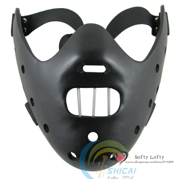 Silence of the Lambs Scary Horror Killer Masks - Black 1