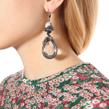 

Amorita boutique Fashion Circle pendant design earrings