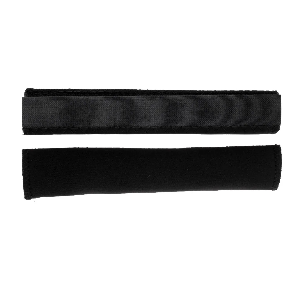 2Pcs Neoprene Chain Stay Protector Cycling Frame Cover Chainstay Bike Bicycle Cycle Equipment Black Washable