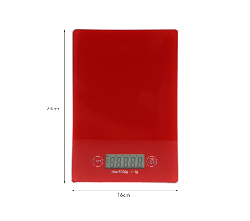5Kg1g Kitchen Scale LCD Digital Portable Electronic Scale Food Kitchen Weight Scale Weighing Scales   kggozlb  LED Backlight  (2)