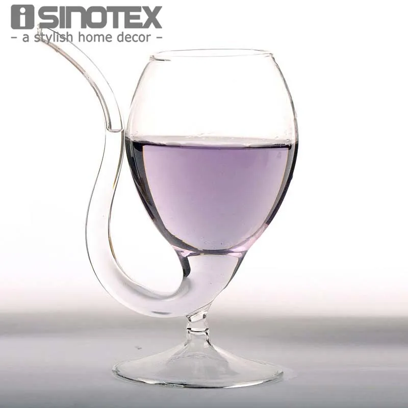 Vampire 250ML Transparent Wine Glass with Straw Novelty Straw Wine