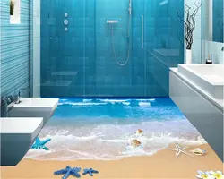 Beibehang 2018 Новая мода Личность декоративные обои 3D эстетическое пляж Ванная комната пол papel де parede обои