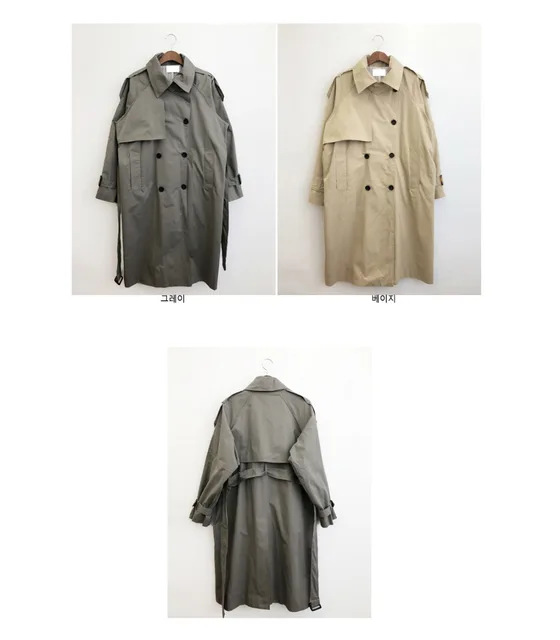 stein LAY OVERSIZED TRENCH COAT High Quality New 2021 Chic Double