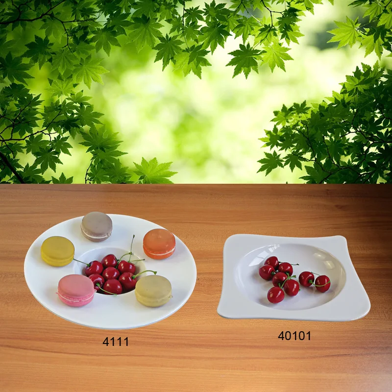 

Imitation Porcelain Dinner Plate Rectangle Deep Plate Western Restaurant Soup Plate A5 Melamine Dish Melamine Tableware Retail