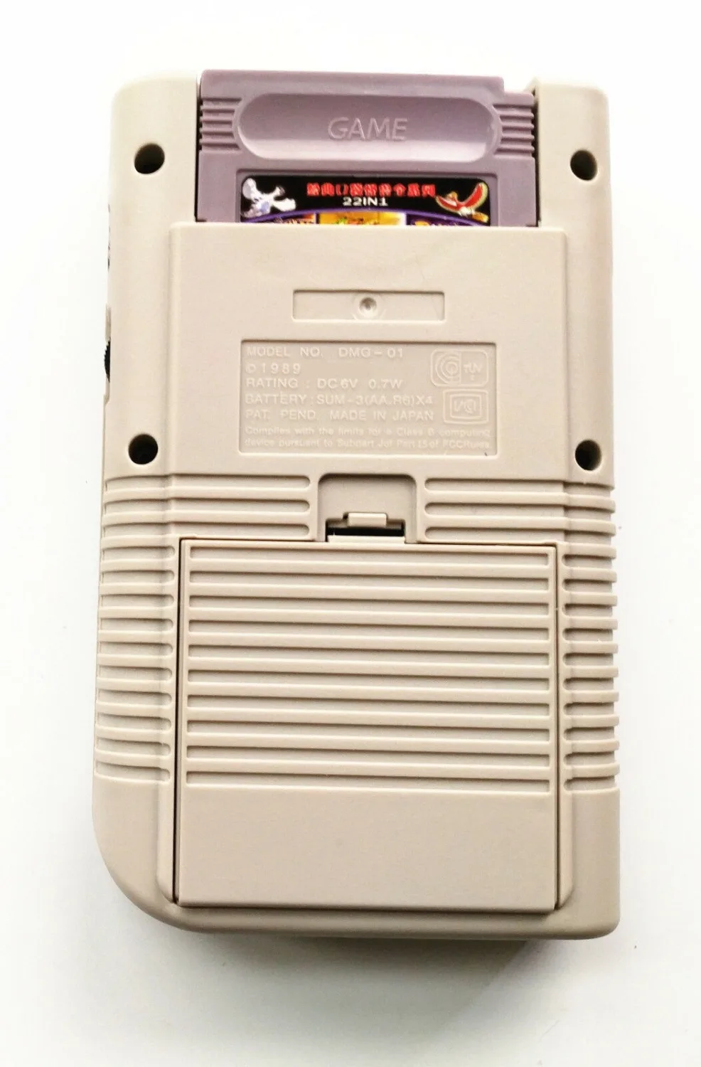 Профессионально Отремонтированная консоль GameBoy DMG GB + игровая карта серая