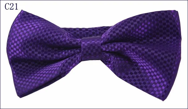 Мода, регулируемый бабочкой плед Свадебная вечеринка бабочка галстук конфеты Цвет благородный галстук-обувь по заводским ценам