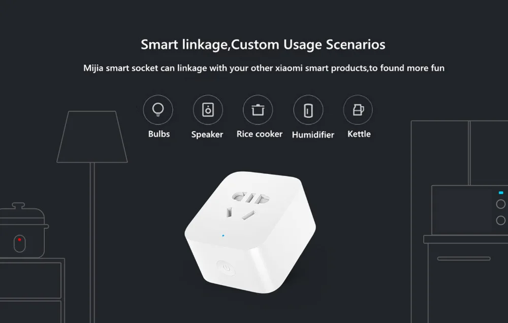 Mijia Xiaomi умная розетка, WiFi контроль мощности, таймер, переключатель, двойной USB с адаптером AU/US/EU/UK