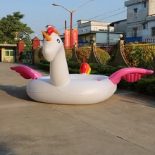 Гигантский надувной Единорог вечерние остров птиц большой размер единорог лодка гигантский Фламинго поплавок остров фламинго для 6-8 человек