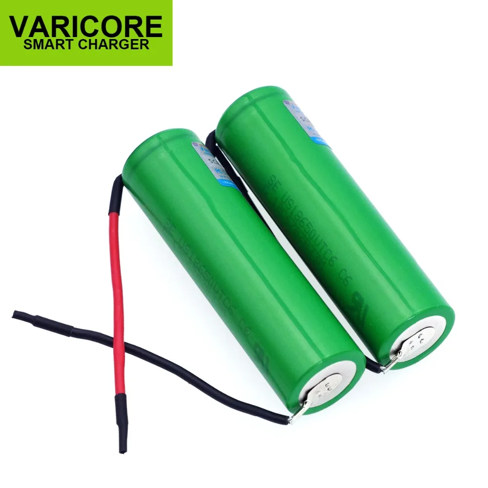 2PCS VariCore VTC6 3.7V 3000mAh 18650 Li ion Battery 30A