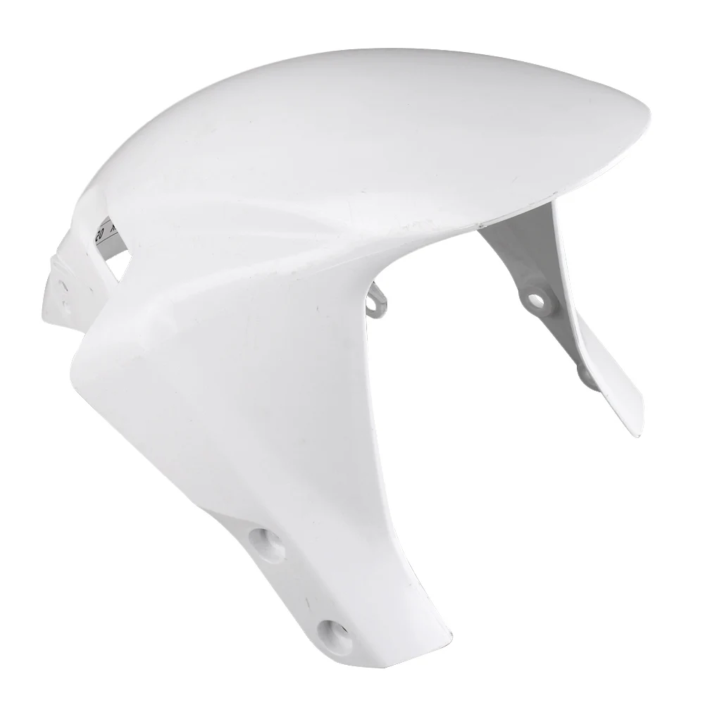    Unpainted White Front Wheel Fender Mudguard Splash Extension Extender Pad Fairing Cover For Honda CBR 600RR F5 2005 2006