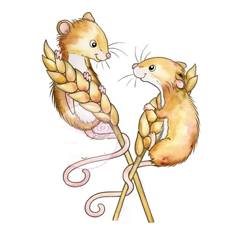 

Cartoon Animal food Transparent Clear Stamp DIY Silicone Seals Scrapbooking Card Making Photo Album Decoration