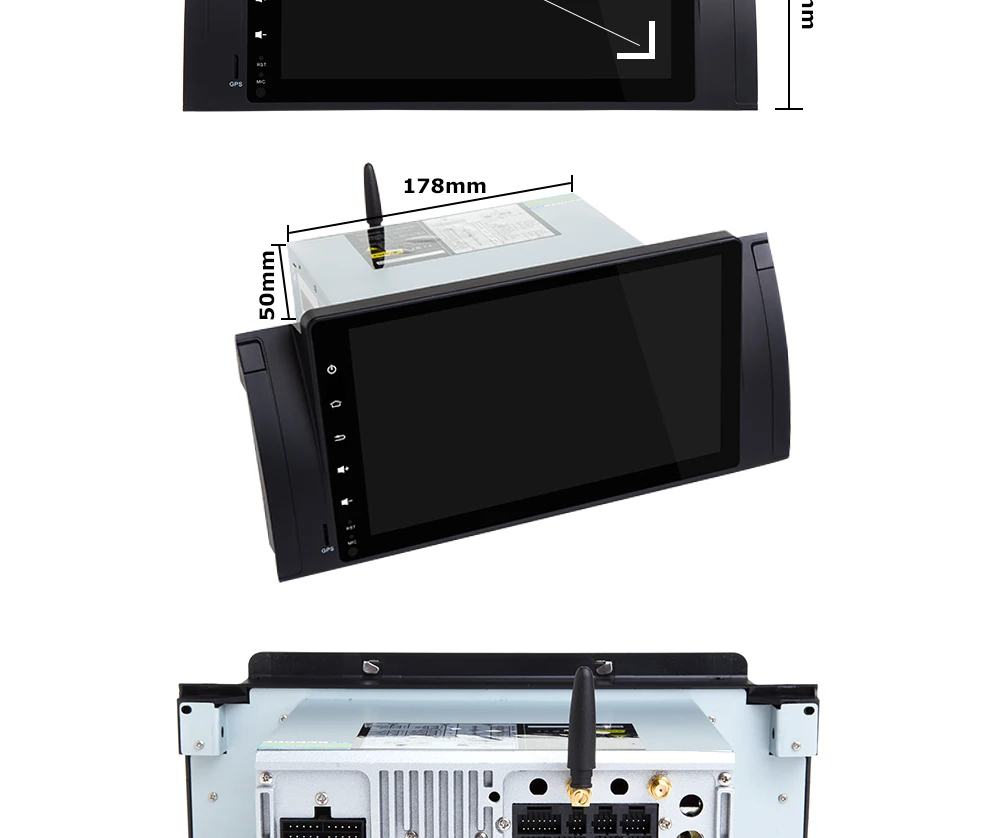 Josmie 1 Din Android 9,0 автомобильный DVD gps плеер для BMW E39 BMW X5 E53 M5 Multimeida Радио Навигация Аудио ips сенсорный экран Wifi 4G