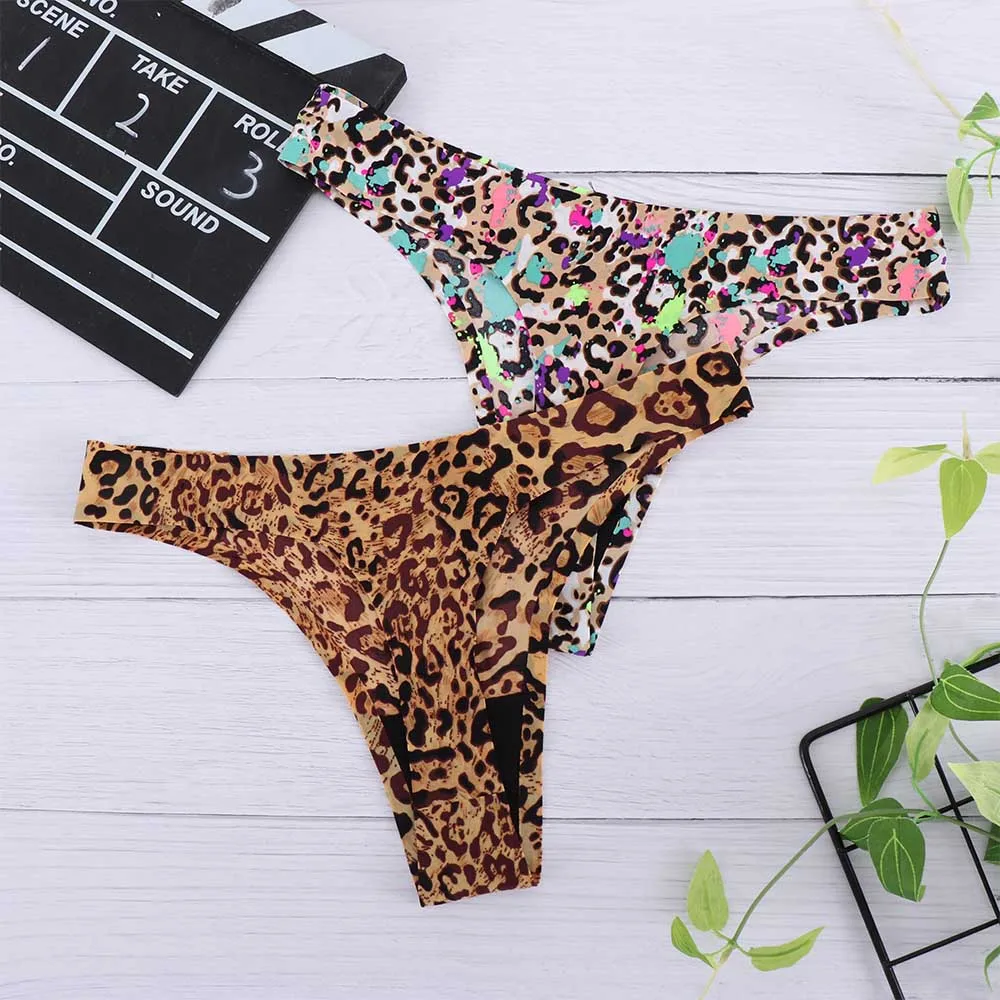 Fashion Leopard Women Panties Sexy Seamless Underwear Women Panties G-String Women's Briefs Lingerie Thong for Women