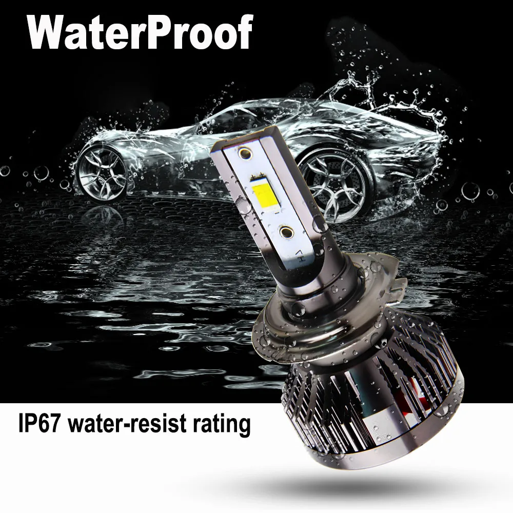 2PCS H7 Led 10000LM Mini Car Headlight Bulbs ZES 3000K 4300K 6000K Auto Lamp H1 H4 LED Light H11 H8 HB3 9005 HB4 6000K 12V 24V 2PCS H7 Led 10000LM Mini Car Headlight Bulbs ZES 3000K 4300K 6000K Auto Lamp H1 H4 LED Light H11 H8 HB3 9005 HB4 6000K 12V 24V