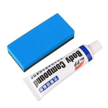 

Mayitr New Car Polishing Scratch Body Compound Wax Paint Care Scratching Repair Kit with Sponge Car Styling Wash Tools