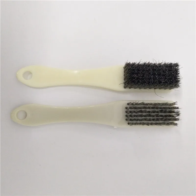 2 PCS Medium Stainless Steel Brush Metal Surface Durable Tools for